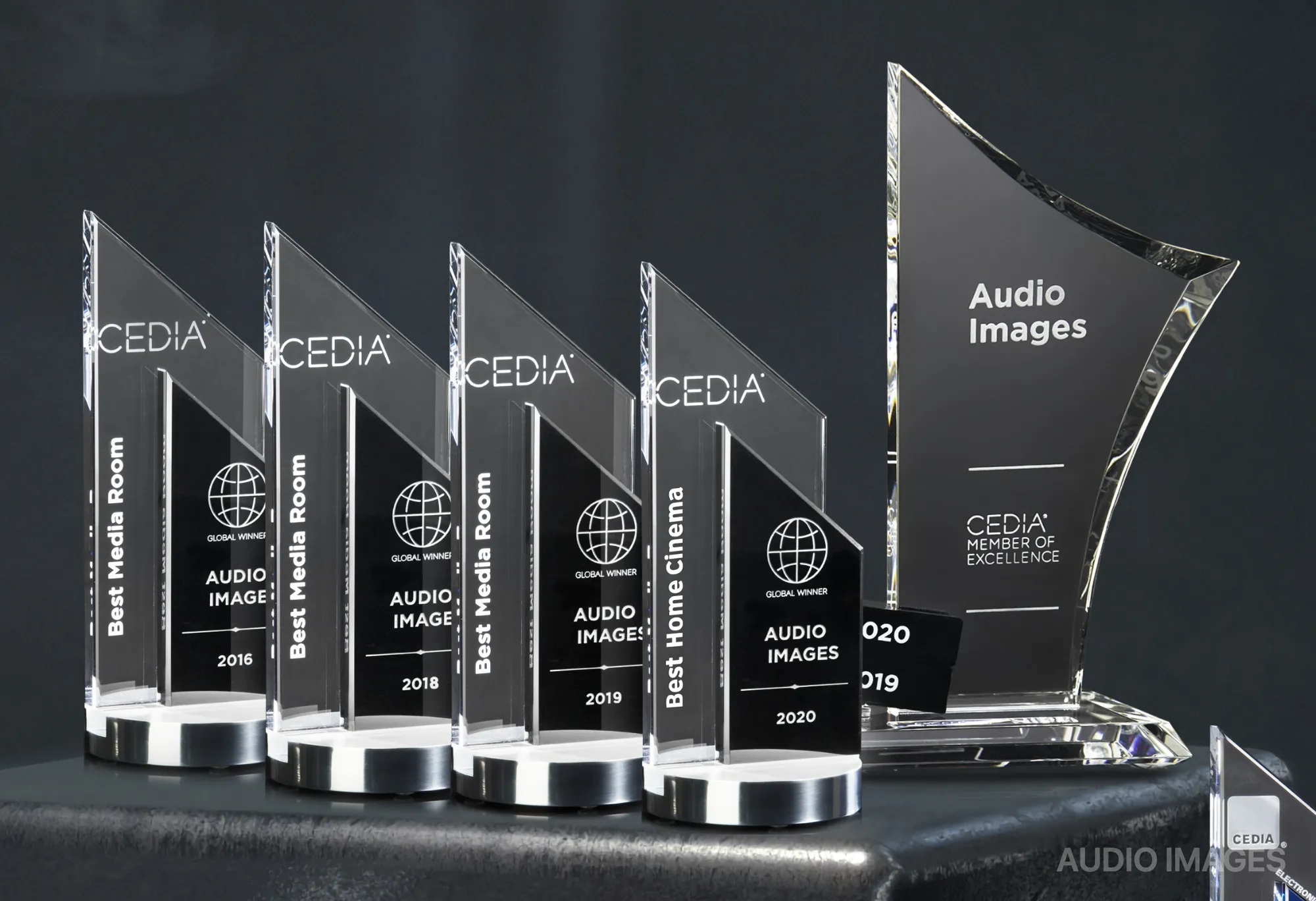Audio Images industry recognition as the most-awarded integrator for home theaters and media rooms worldwide