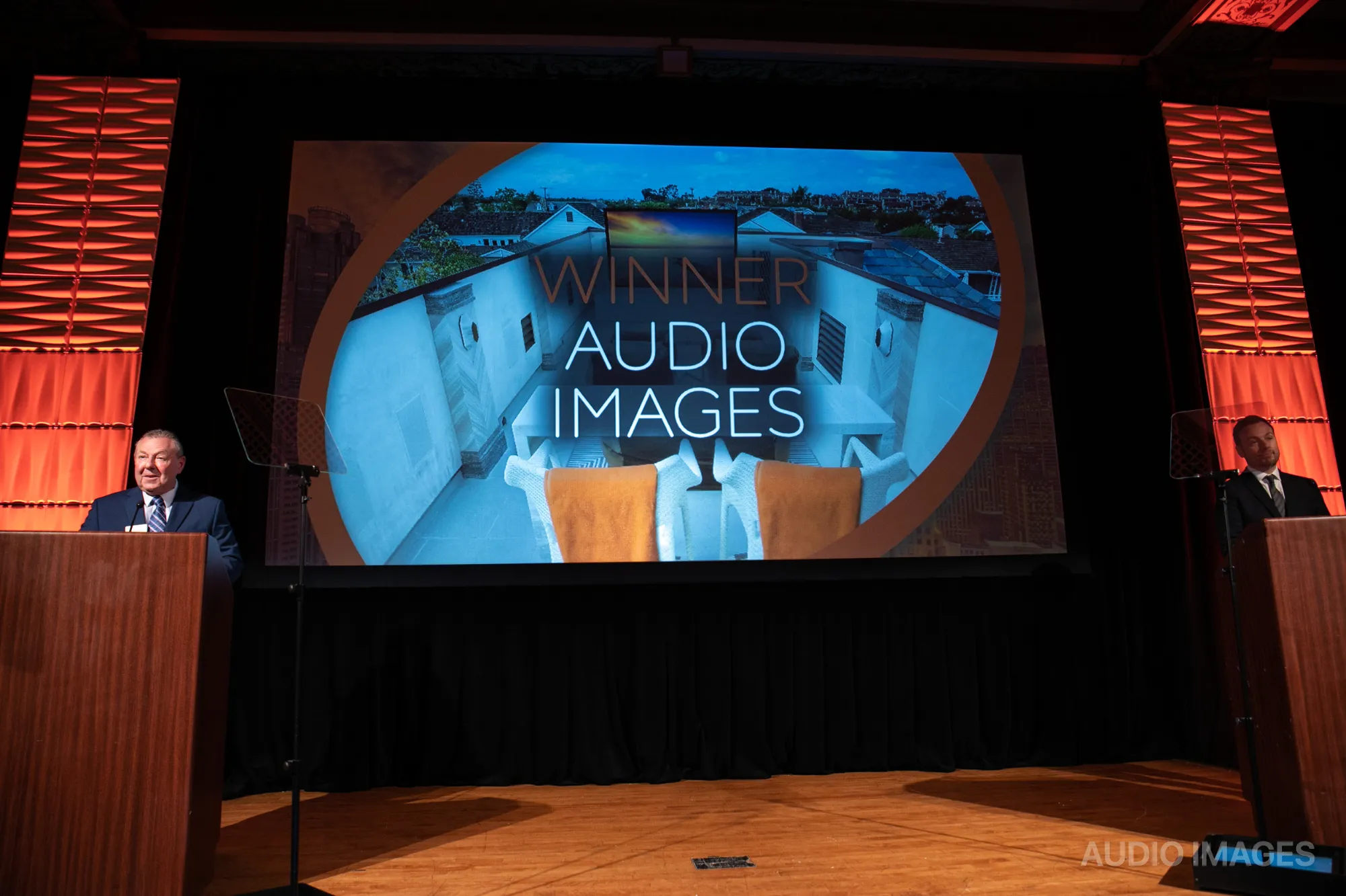 Audio Images at the CEDIA Awards ceremony