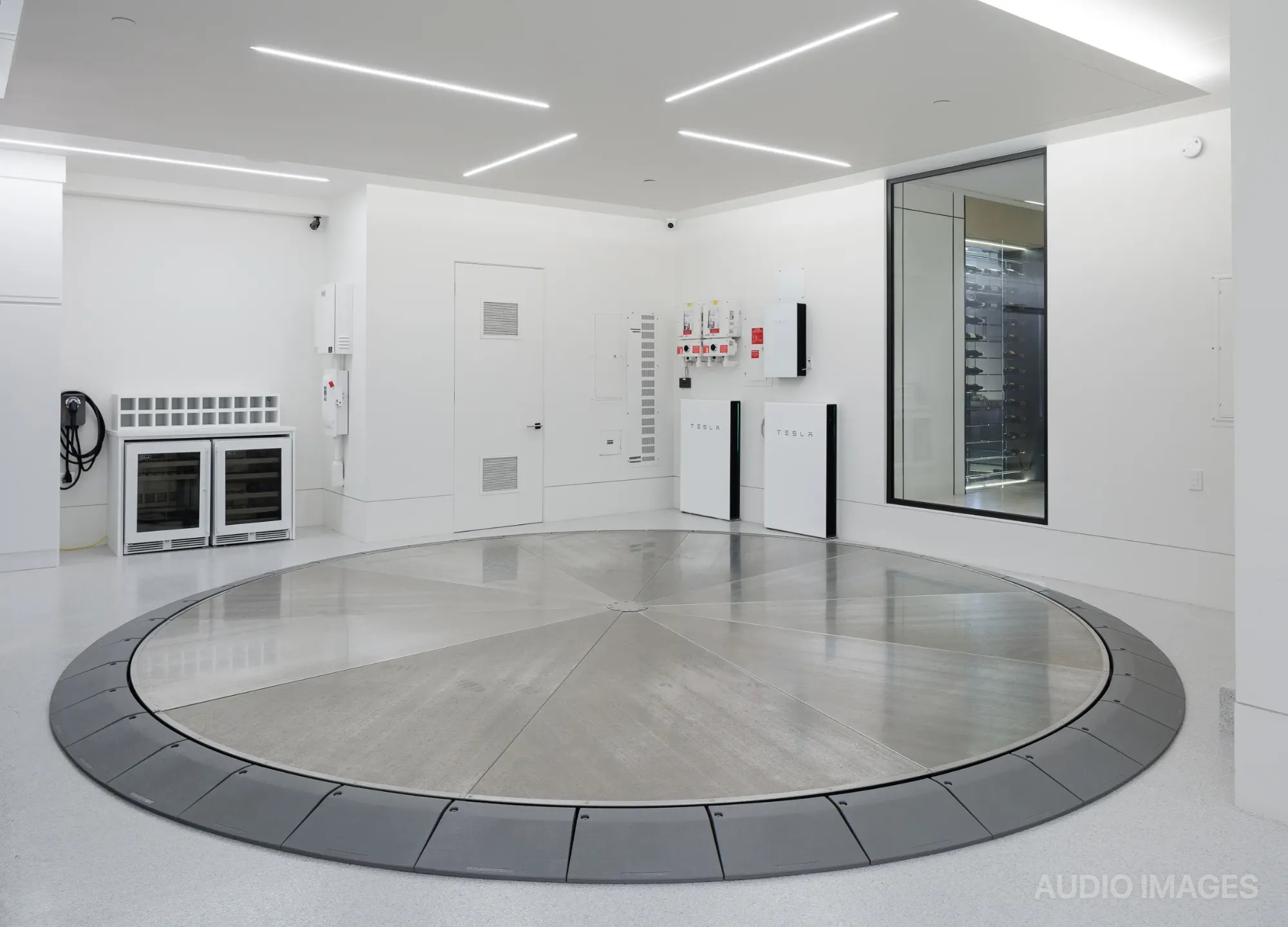 A luxury Orange County residence under construction with refined AV integration
