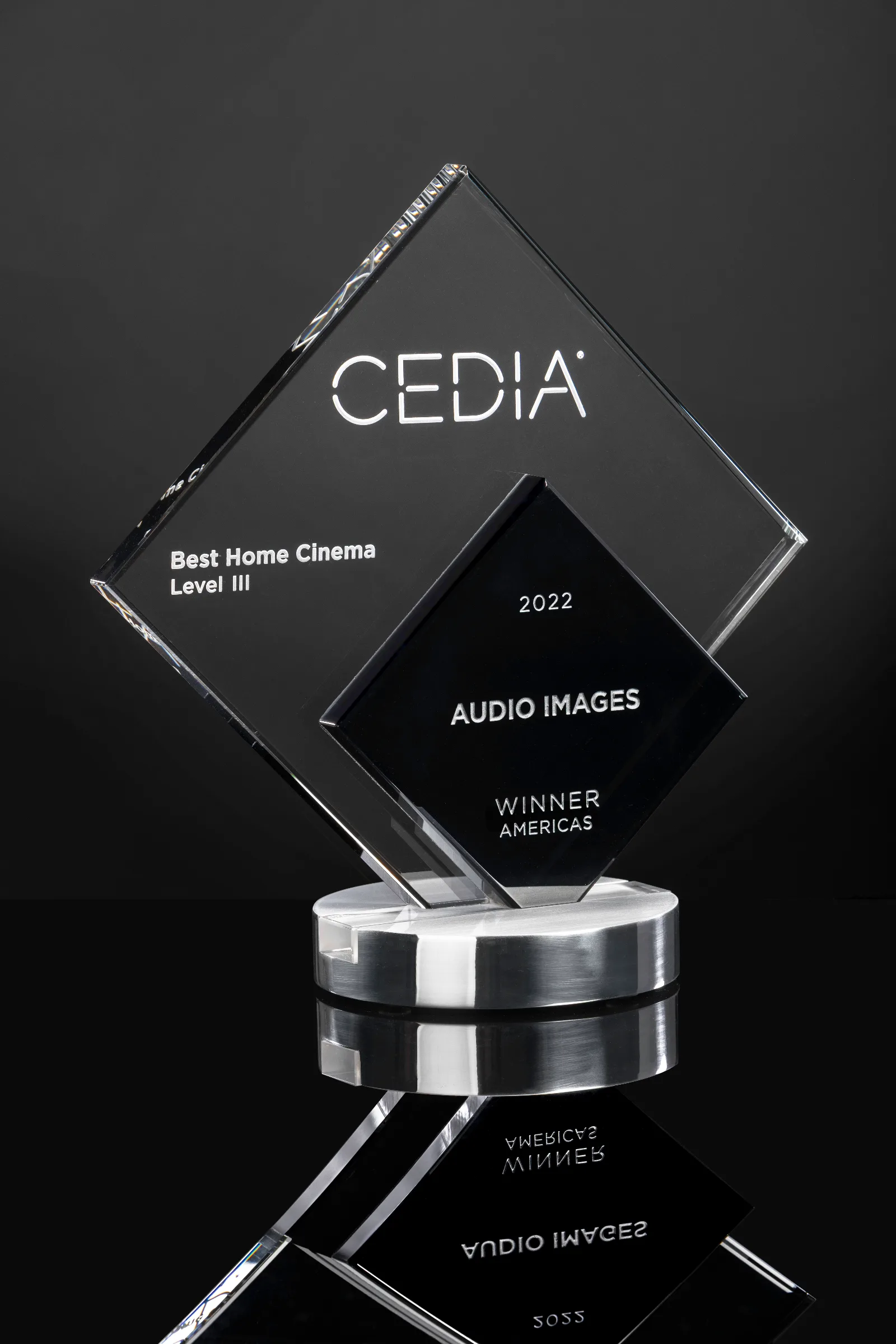 CEDIA Best Home Cinema Level III 2022 award