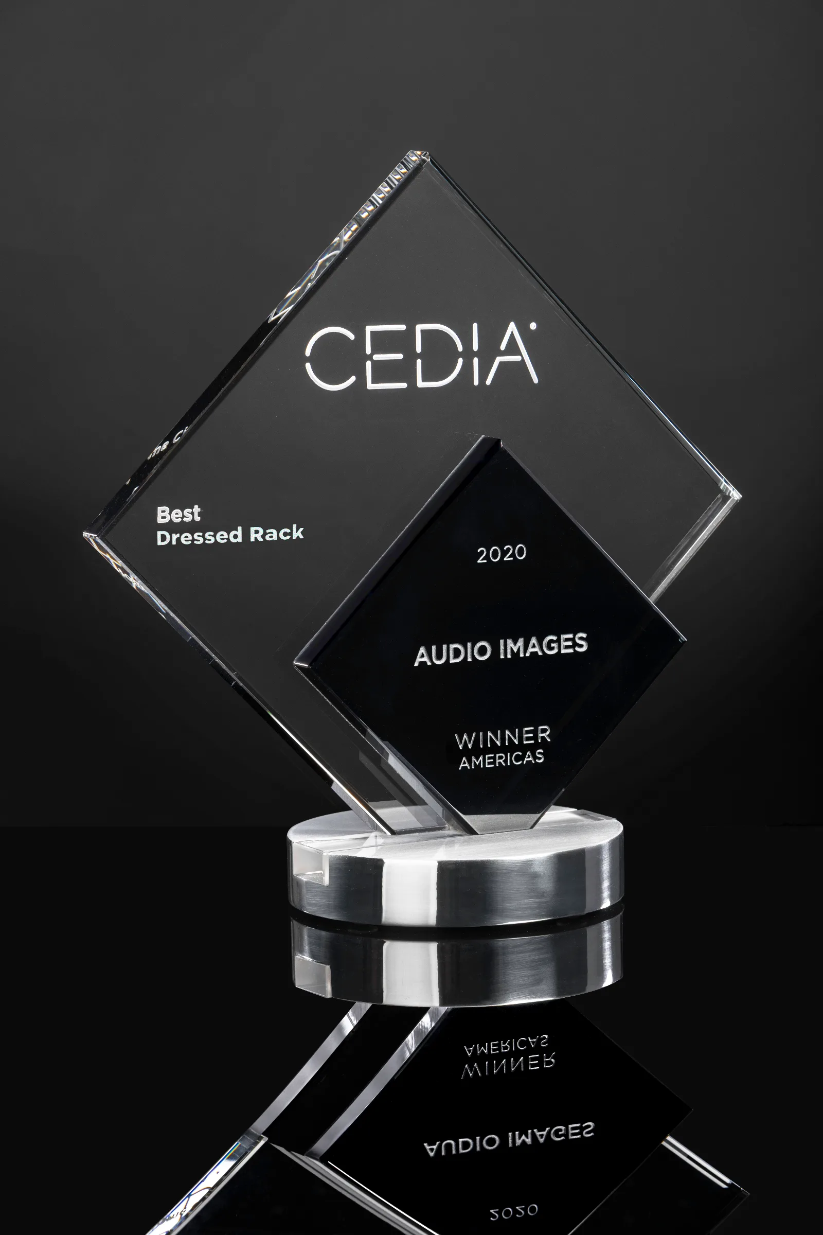 CEDIA Best Dressed Rack 2020 award presented to Audio Images